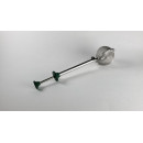 Tea Infuser Long-Handled Stainless Steel Ball Shape Push Style Tea Strainer Tea Filter for Loose Leaf Teas